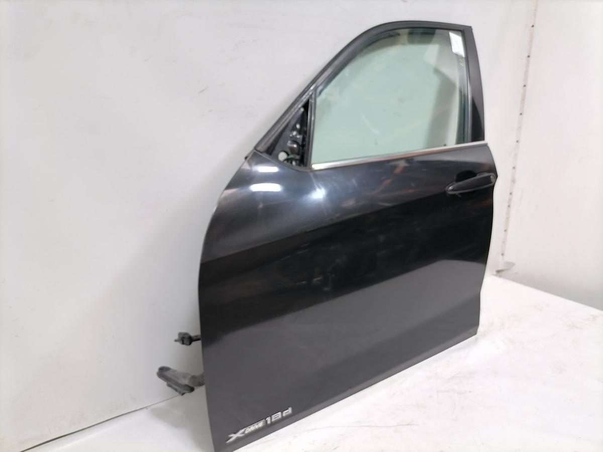 BMW X1 E84 original T&uuml;r vorn links 475 Blacksapphire Rohbau Bj.2013